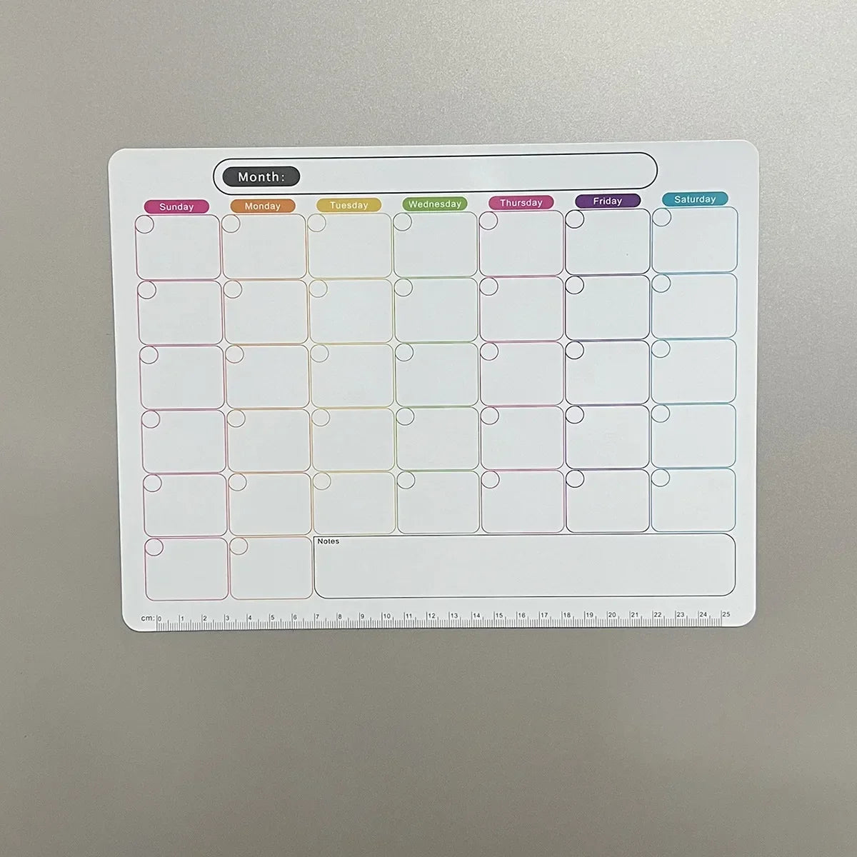 refrigerator magnet calendar