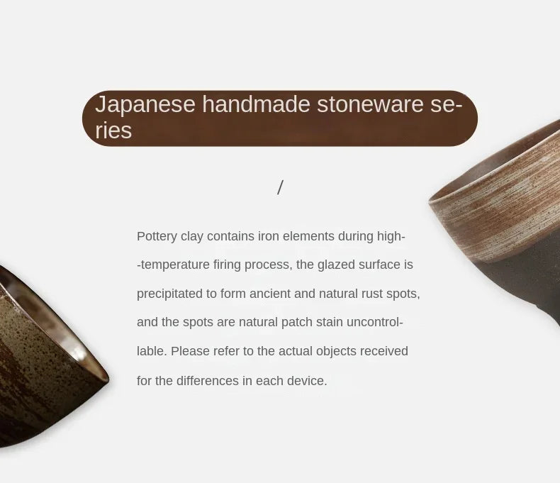 1pc Japanese Style Handmade Stoneware Tea Cup Kung Fu Tea Set Tea Cup Small Single Cup Ancient Style Quiet Road Cup Bowl Teacup