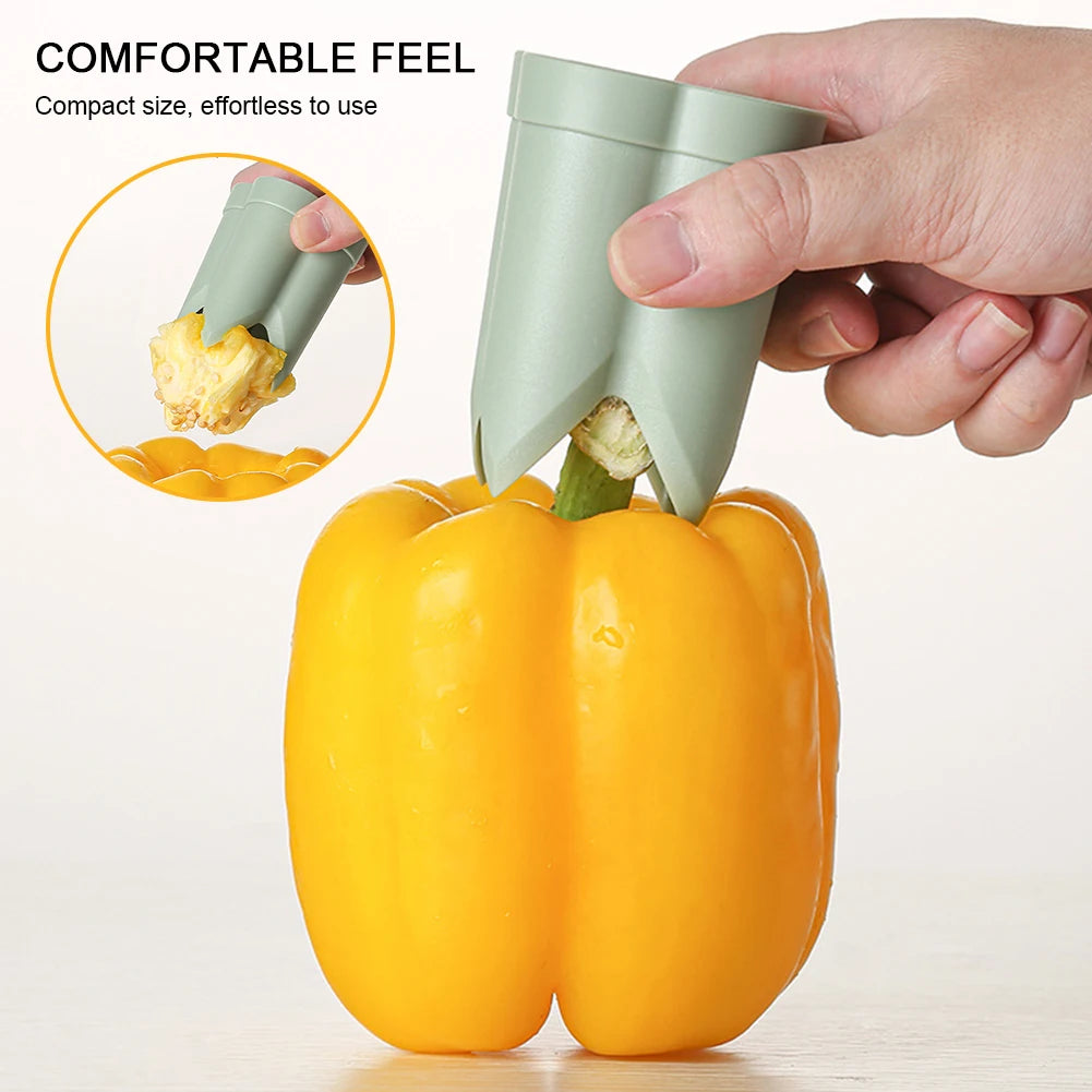 2-in-1 Fruit Pepper Corer