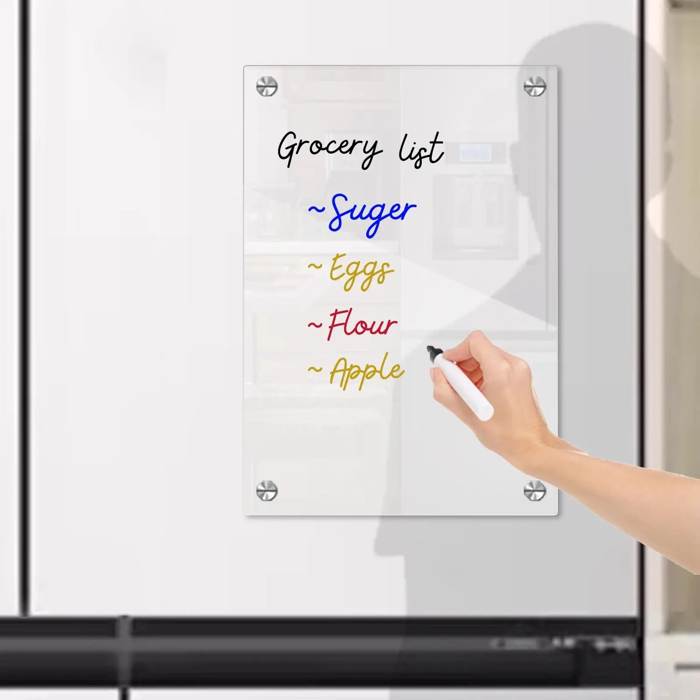 Magnetic Transparent Acrylic Message board