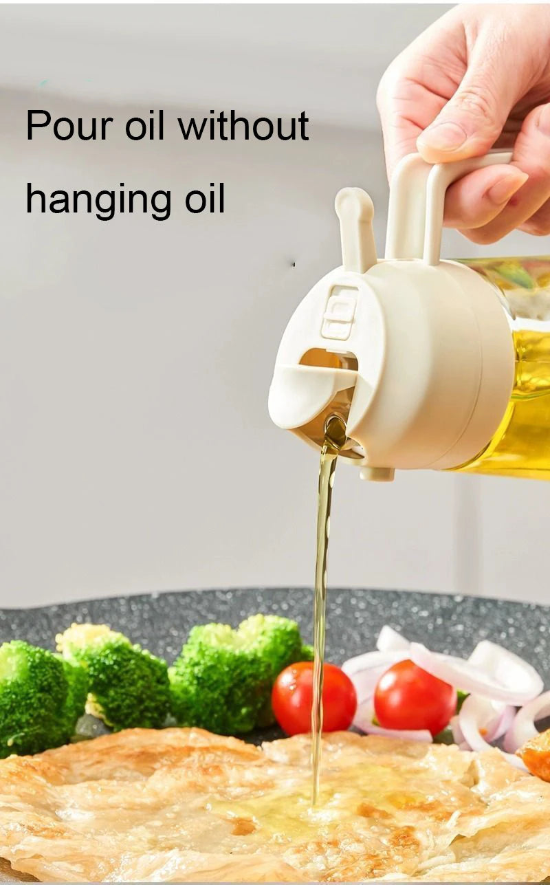 2 in 1 200/300/500ml Oil Spray for Kitchen Spray Oil Bottle Oil Washer Vinegar Soy Sauce Sprayer Containers Washer