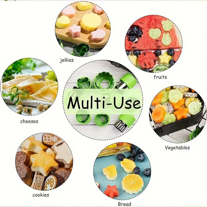 9PCS/Stainless steel Cookie and Vegetable Cutting Set