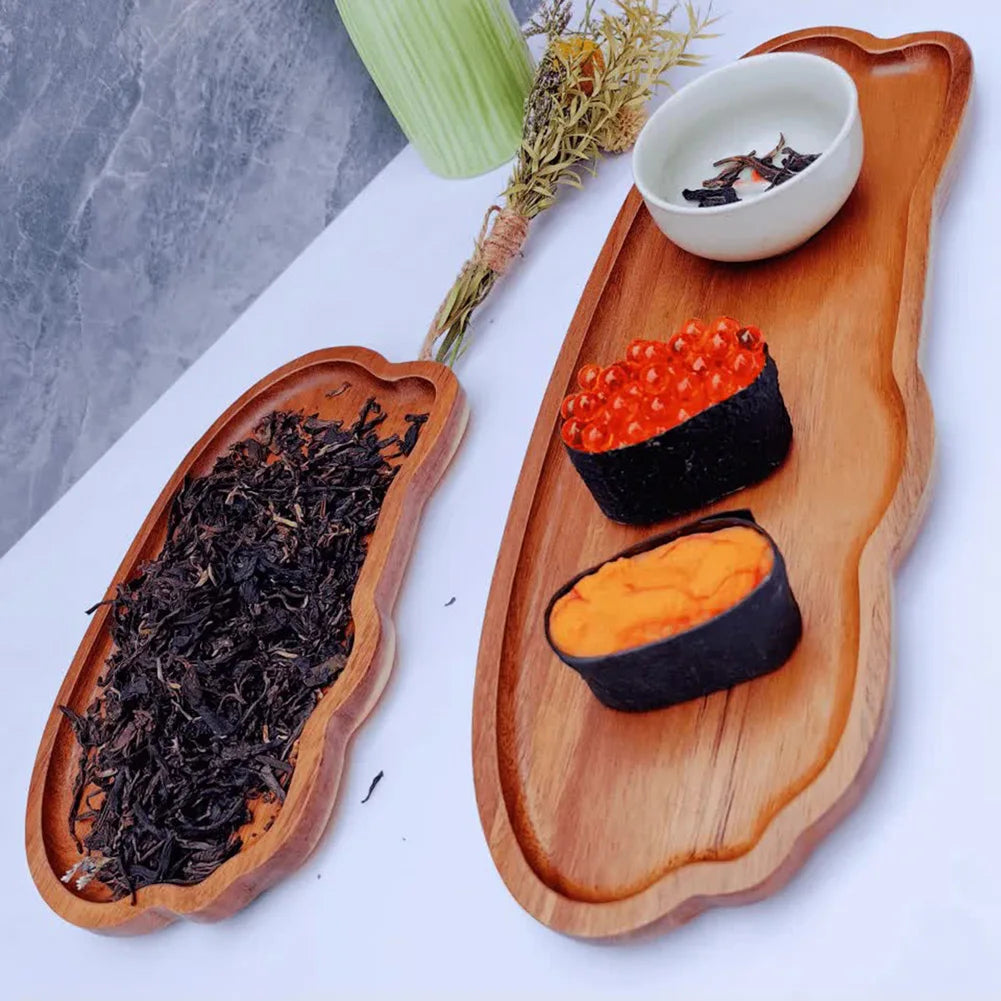 Japanese Style Wooden Tea Coffee Tray