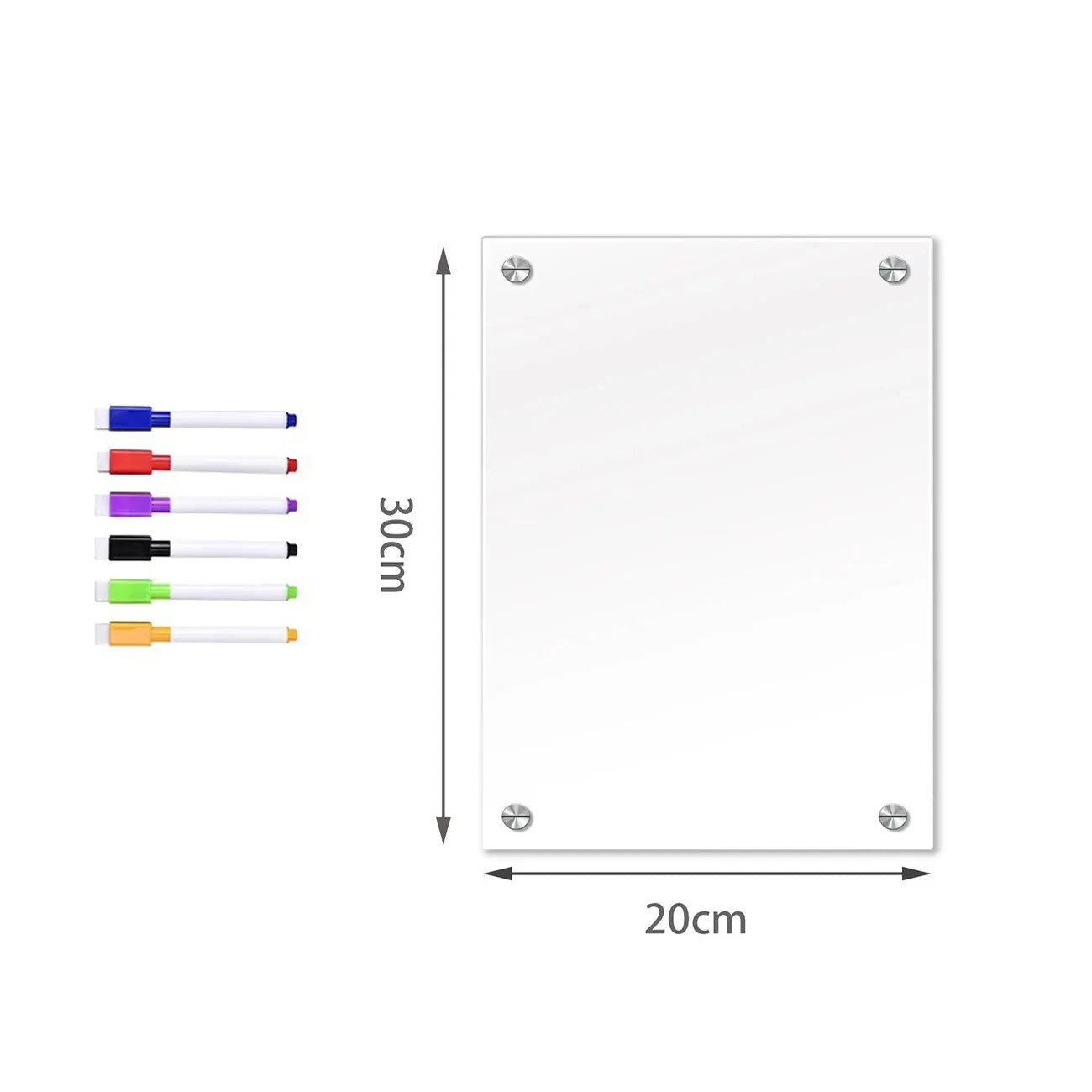 Magnetic Transparent Acrylic Message board