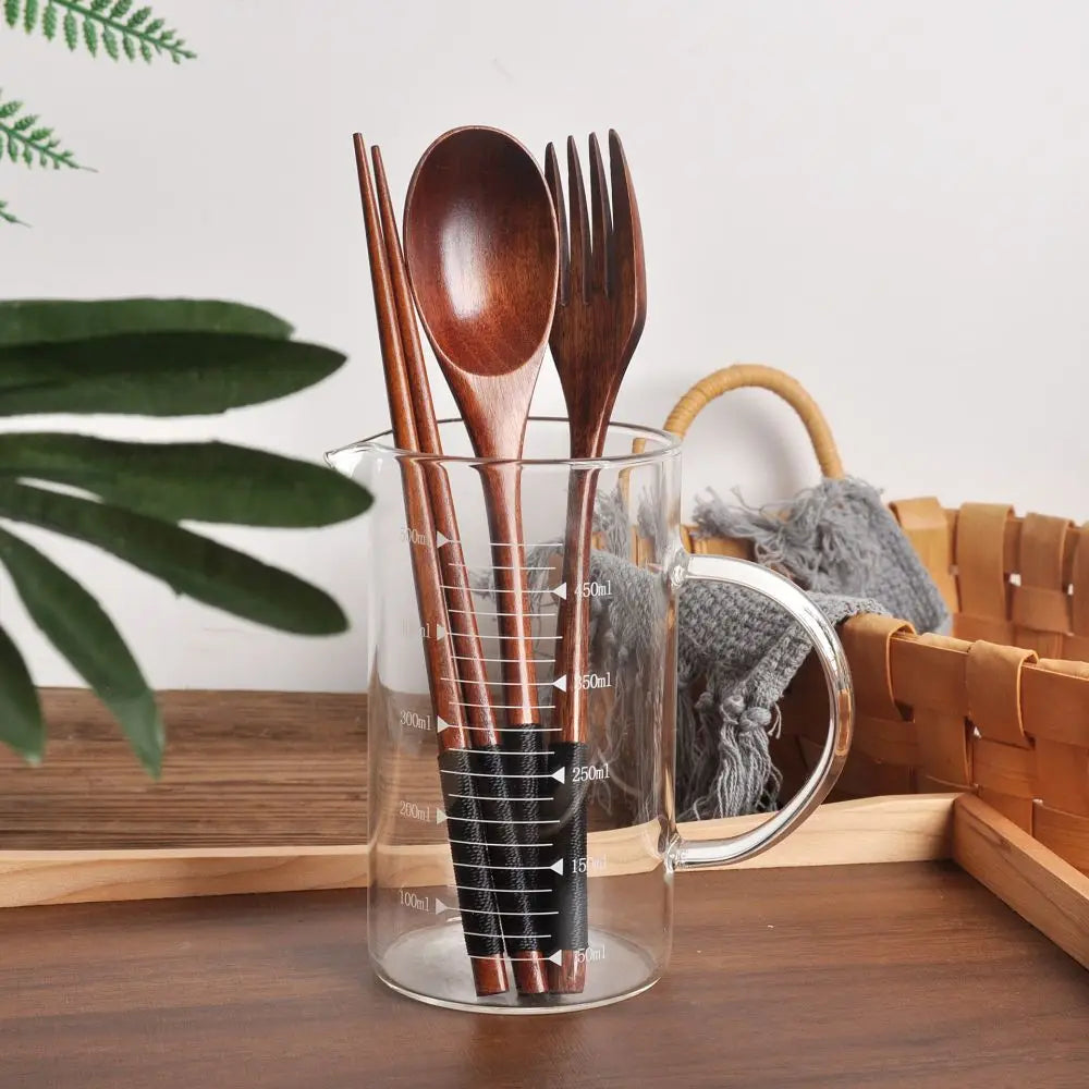 3pcs Creative Wooden Cutlery