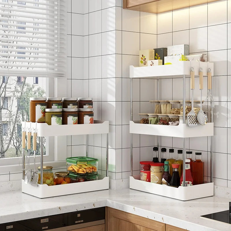 1Pc Kitchen Spice Storage Rack
