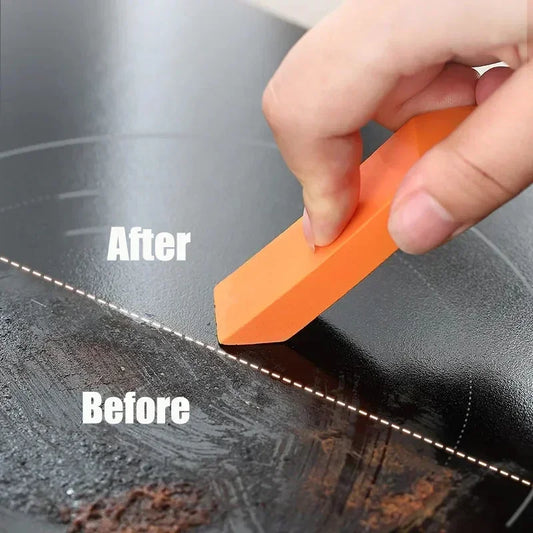 1/2/3/5PCS Easy Limescale Eraser Bathroom Glass Rust Remover Rubber Eraser Household Kitchen Cleaning Tools Toilet Rust Brush