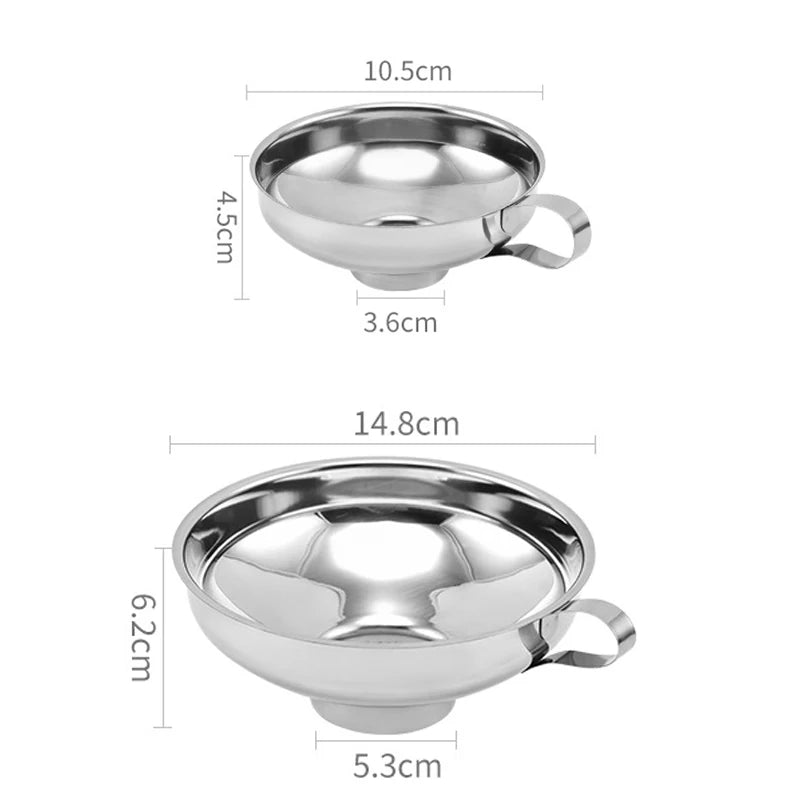 Stainless Steel Wide Mouth Funnel Canning