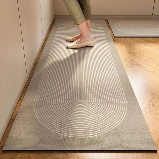 New 1 pc Japanese style soft kitchen diatomite mud floor mat