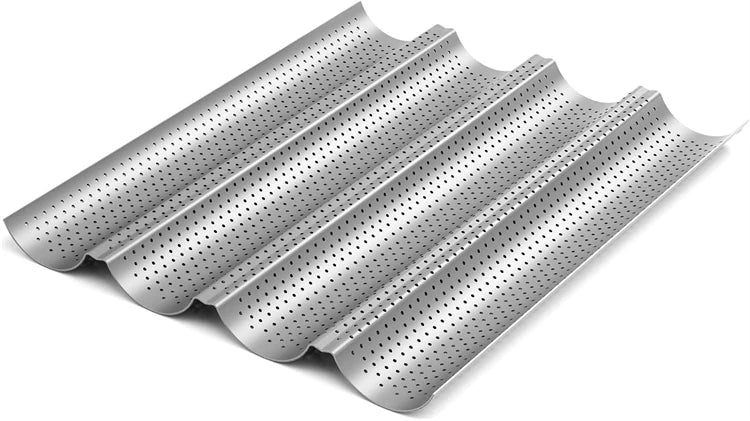 Nonstick Perforated French Bread Baking Pan