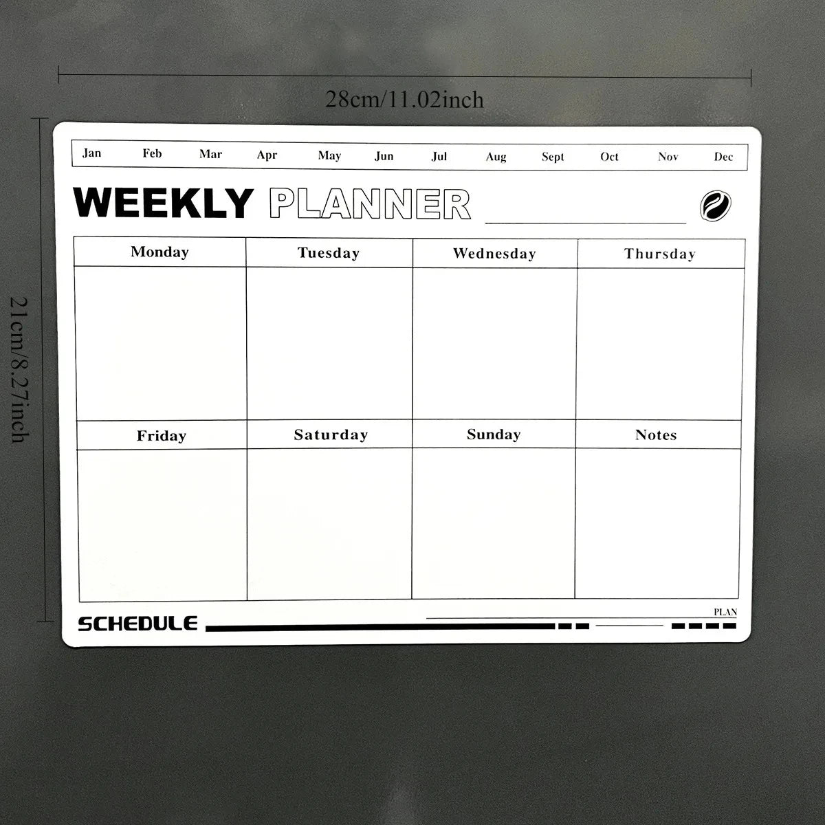 refrigerator magnet calendar