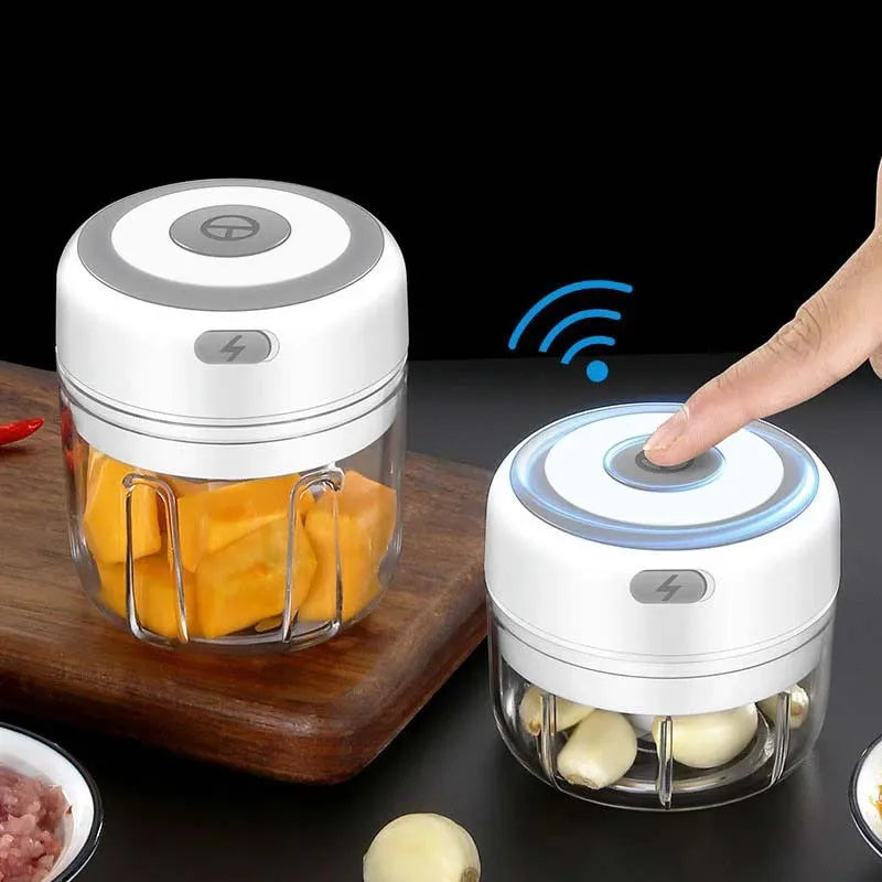 Mini Wireless Electric Garlic Crusher