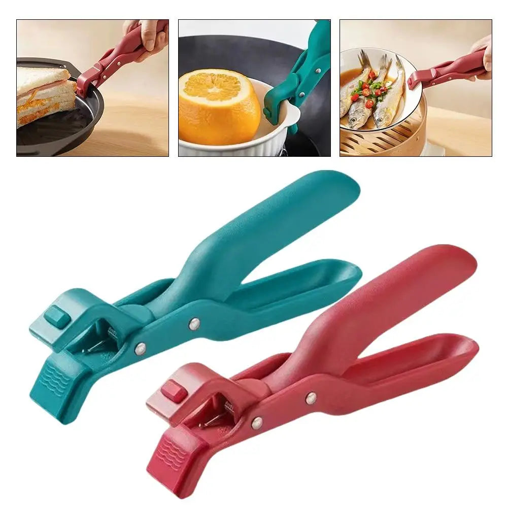 Anti-scald Clip Silicone Kitchen Anti Scald Plate Bowl Dish Pot Holder Anti-hot Clip Lifter Kitchen Accessories Gadget 2024