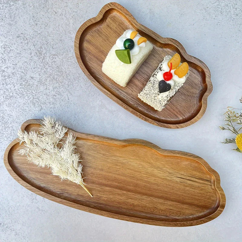Japanese Style Wooden Tea Coffee Tray