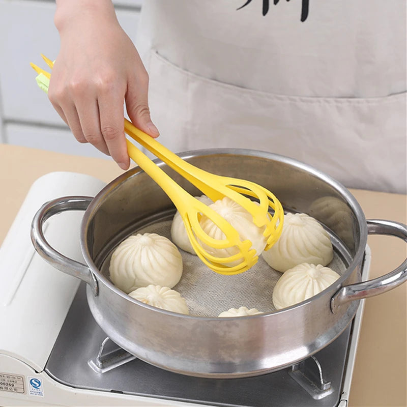 Multifunctional Egg Beater Whisk Milk Pasta Tongs Food Clips Mixer Manual Stirrer Kitchen Cream Bake Tool Kitchen Accessories