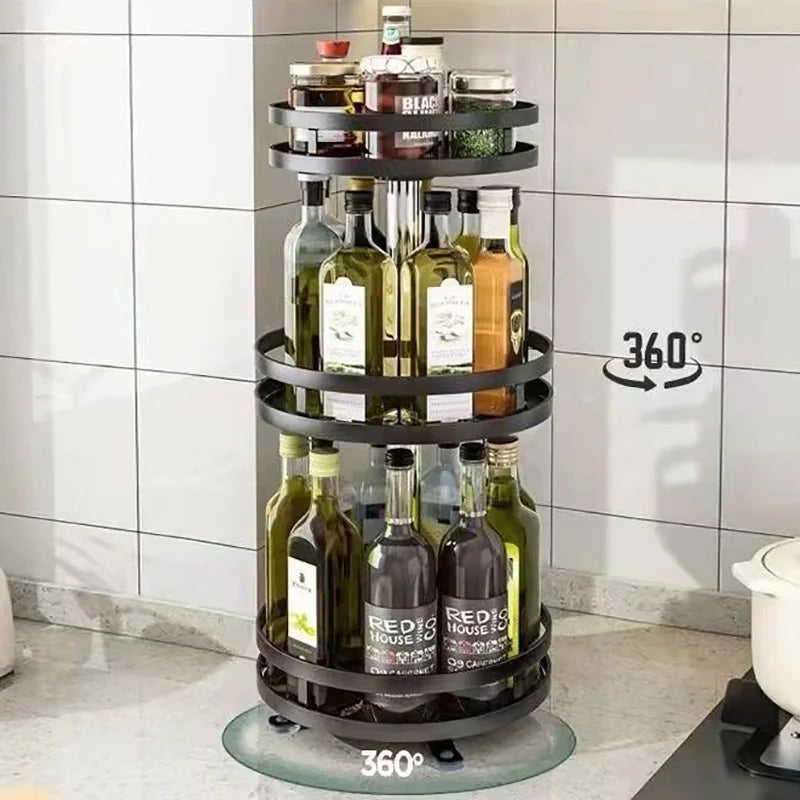 360 Rotation Spice Rack