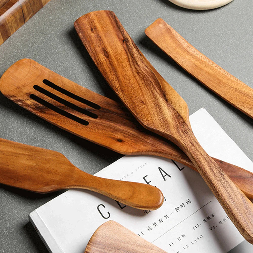 7 pieces/set teak tableware