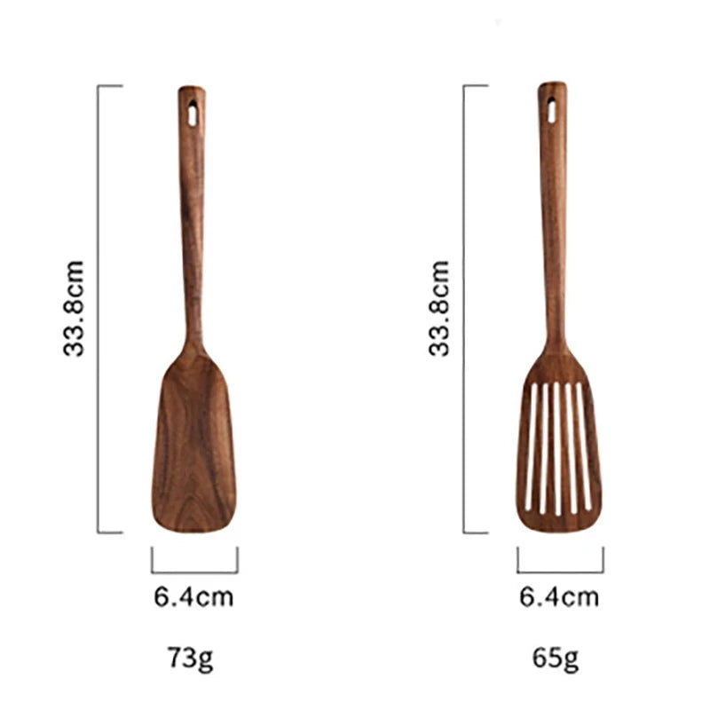 7 pieces/set teak tableware