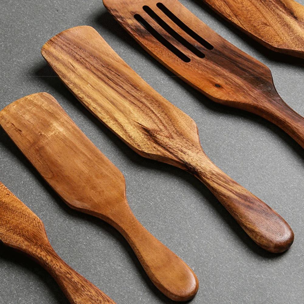 7 pieces/set teak tableware