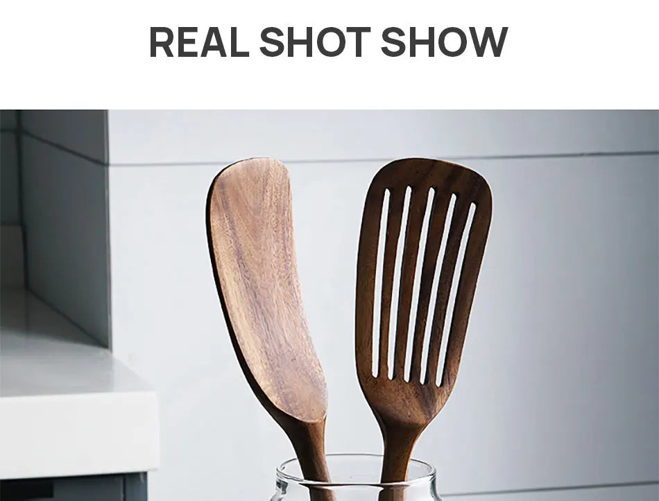 7 pieces/set teak tableware