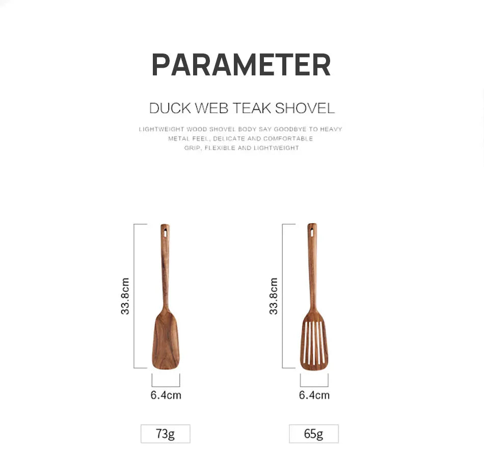 7 pieces/set teak tableware