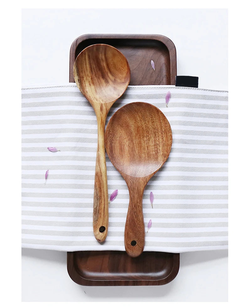 7 pieces/set teak tableware