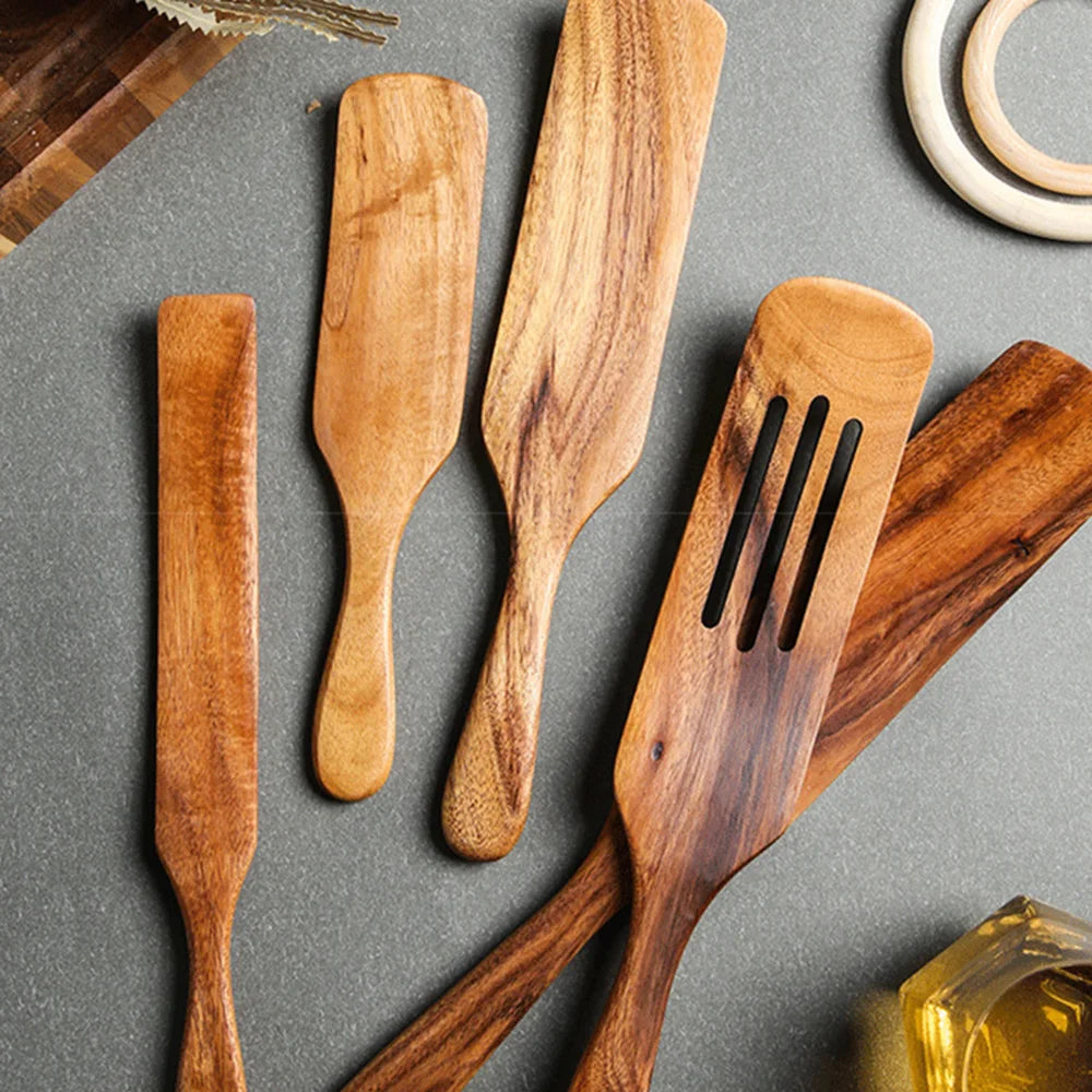 7 pieces/set teak tableware
