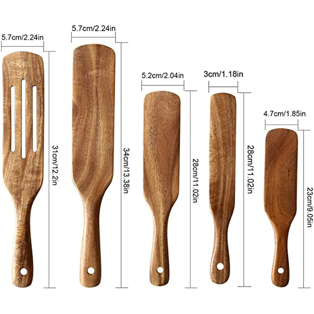 7 pieces/set teak tableware