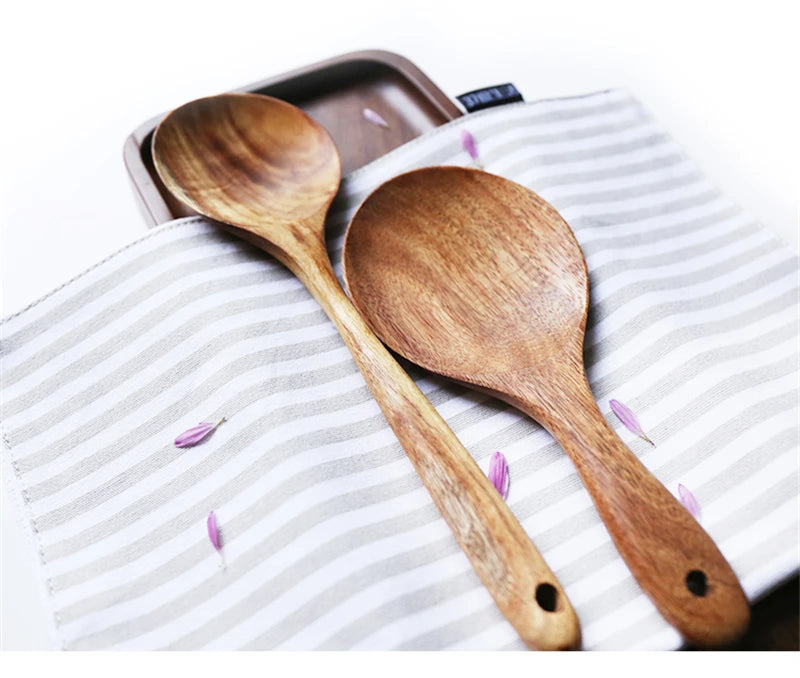 7 pieces/set teak tableware