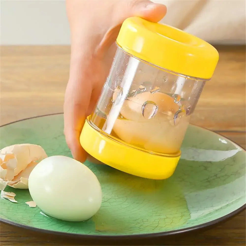 Hand-cranked Automatic Egg Sheller 1pc New Household Shell Peeling Machine Egg Opener Tool Fully Automatic Small Tool VIE LENTE