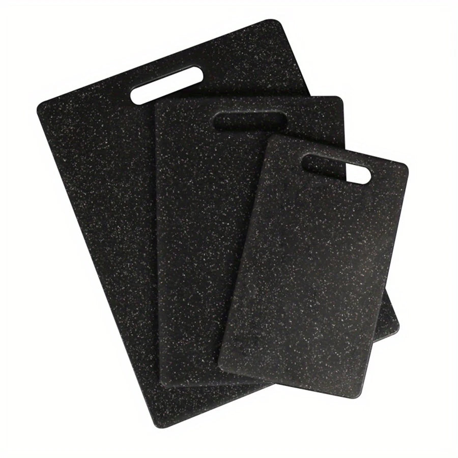Imitation marble texture plastic cutting board Antibacterial mildew kitchen vegetable cutting board is dishwasher safe