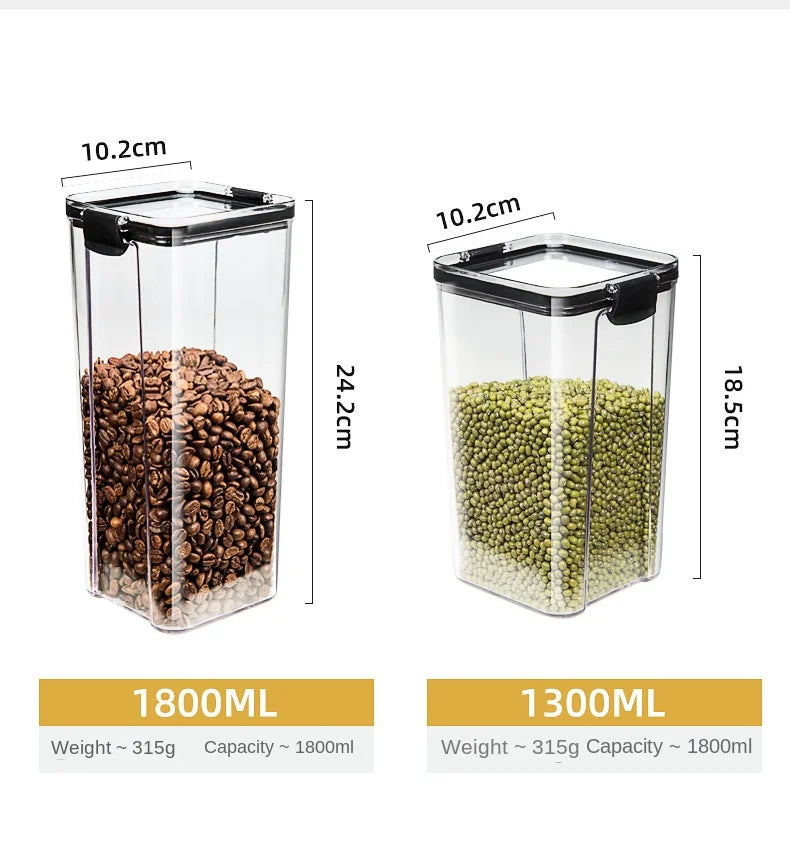 Sealed Kitchen Containers