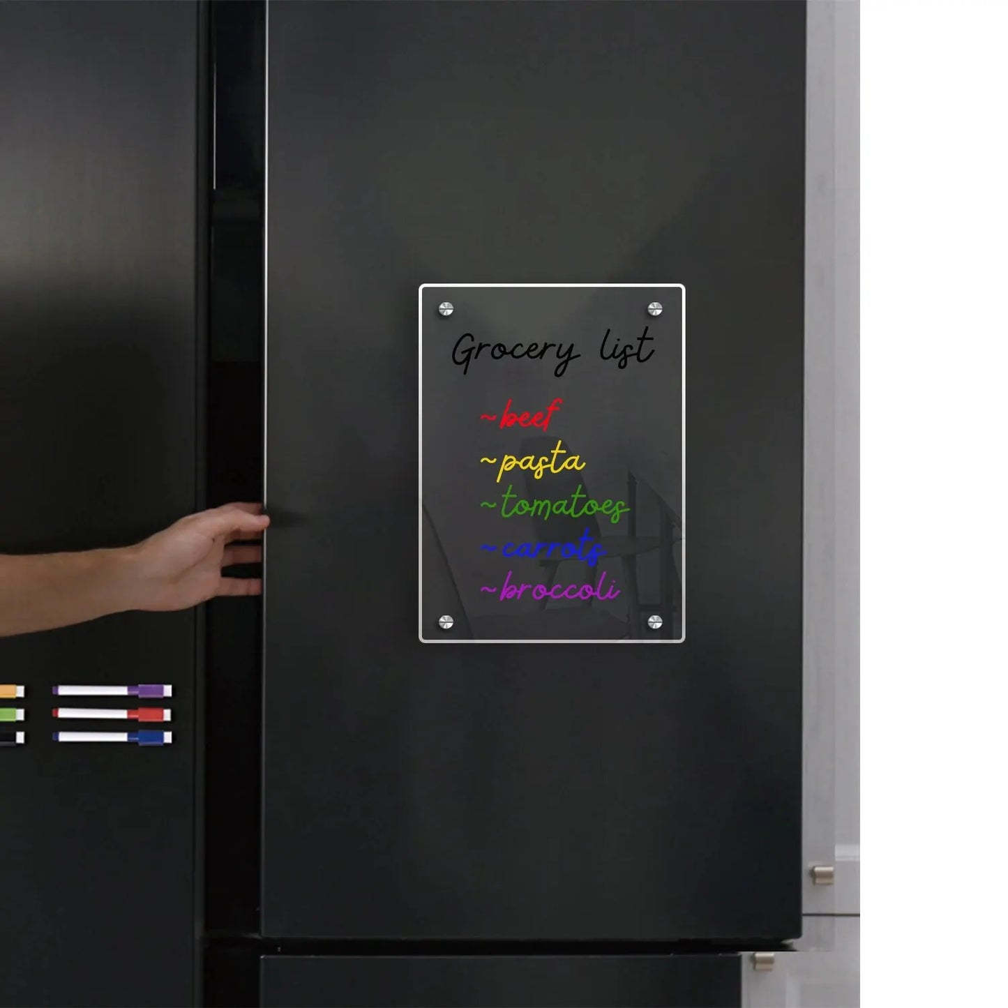 Magnetic Transparent Acrylic Message board