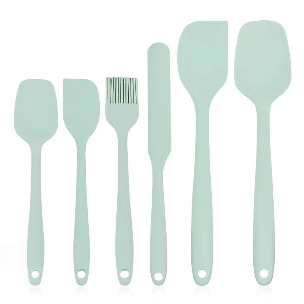 6 Pieces Silicone Spatula Set