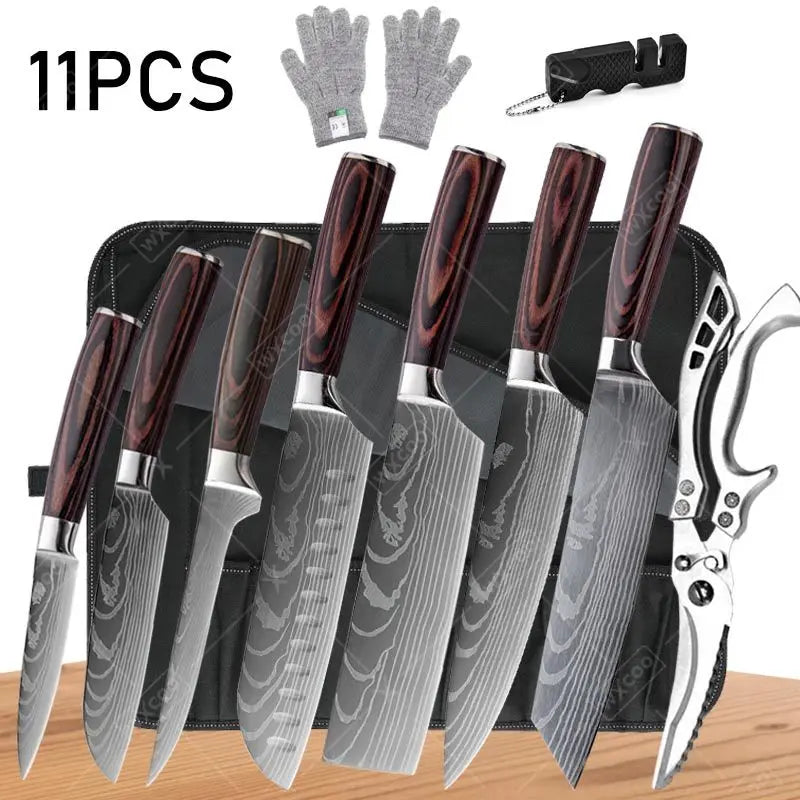 Japanese Kitchen Knives Set