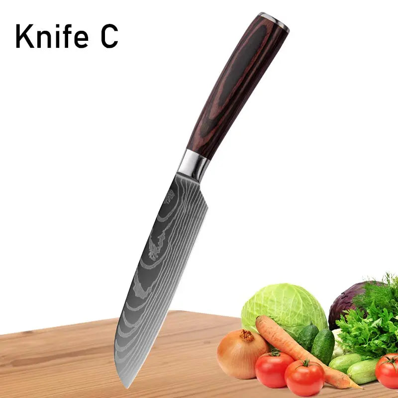 Japanese Kitchen Knives Set