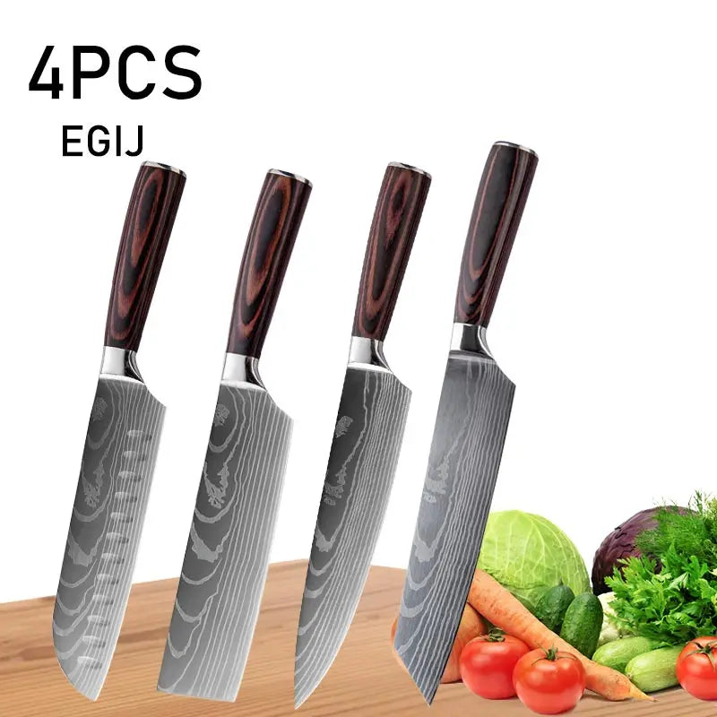 Japanese Kitchen Knives Set