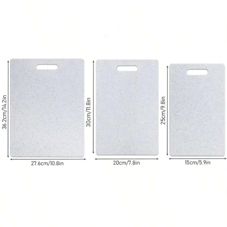 Imitation marble texture plastic cutting board Antibacterial mildew kitchen vegetable cutting board is dishwasher safe