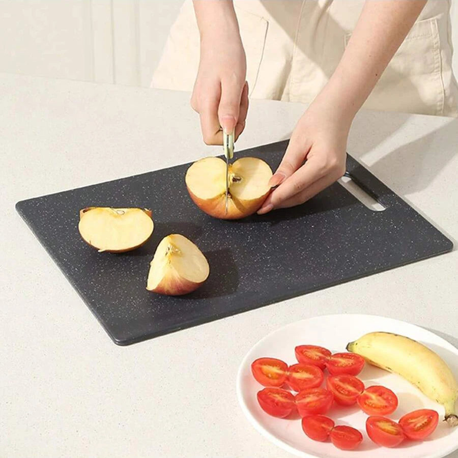 Imitation marble texture plastic cutting board Antibacterial mildew kitchen vegetable cutting board is dishwasher safe