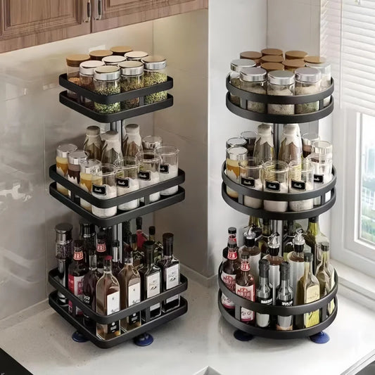 360 Rotation Spice Rack