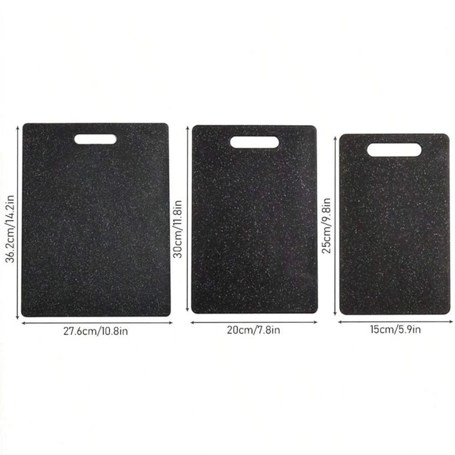 Imitation marble texture plastic cutting board Antibacterial mildew kitchen vegetable cutting board is dishwasher safe