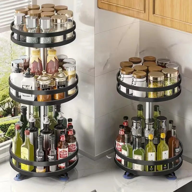 360 Rotation Spice Rack