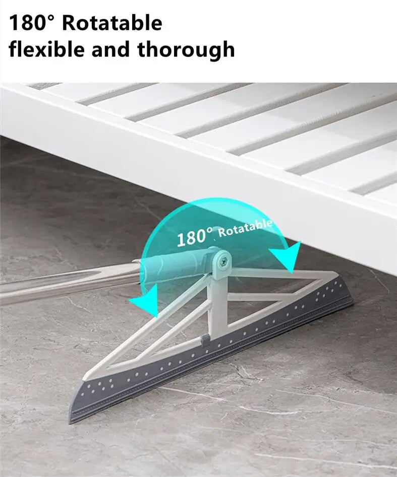 180° Rotatable Magic Rubber Broom Silicone Mop Hand Dust Brooms Home Floor Cleaning Squeegee Wiper Flooring Household Utensils