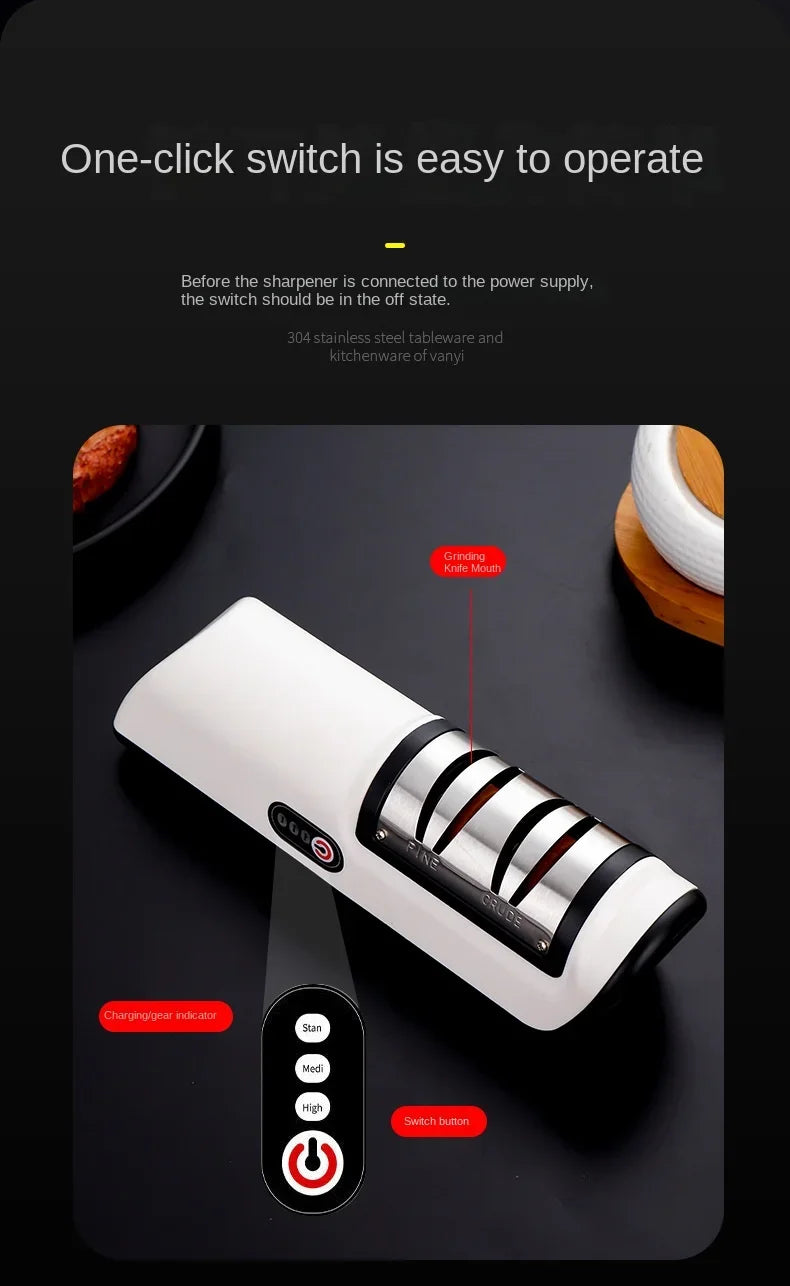 Kitchen Electric Knife Sharpener