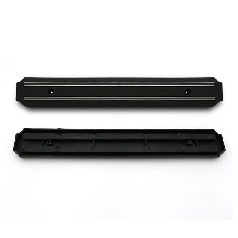 Kitchen Wall Mounted Magnetic Knife Holder Hardware Tools Absorbent Simple Multifunctional Shelf Plastic Stripe