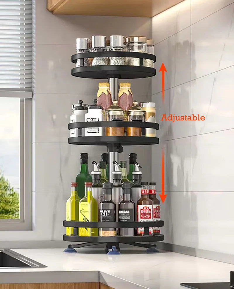 360 Rotation Spice Rack