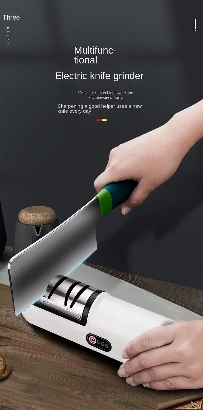 Kitchen Electric Knife Sharpener