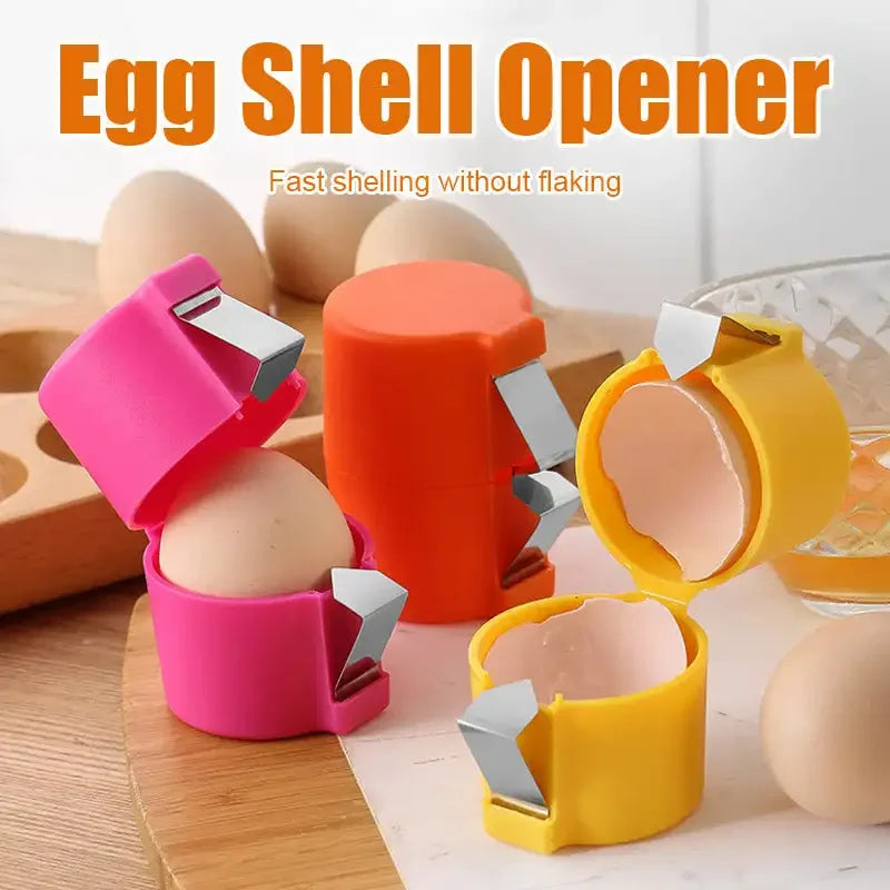 New Egg Shell Opener,Press Egg Shell Separator,Portable Egg Opener,Kitchen Handheld Egg Shell,Crusher Household