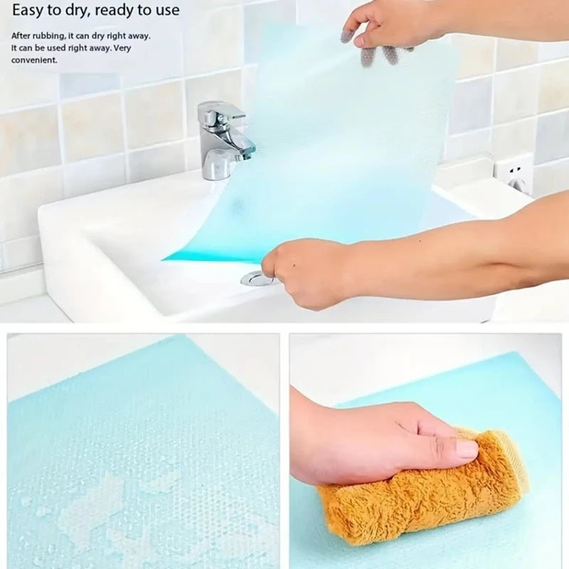 4PCS EVA Waterproof Refrigerator Liner Mat