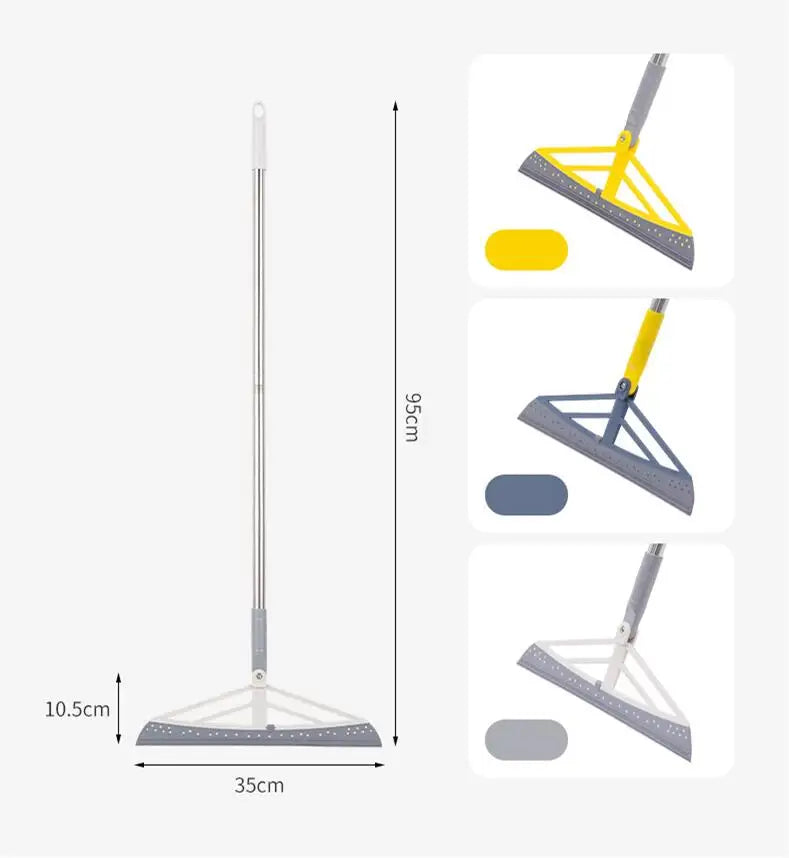 180° Rotatable Magic Rubber Broom Silicone Mop Hand Dust Brooms Home Floor Cleaning Squeegee Wiper Flooring Household Utensils